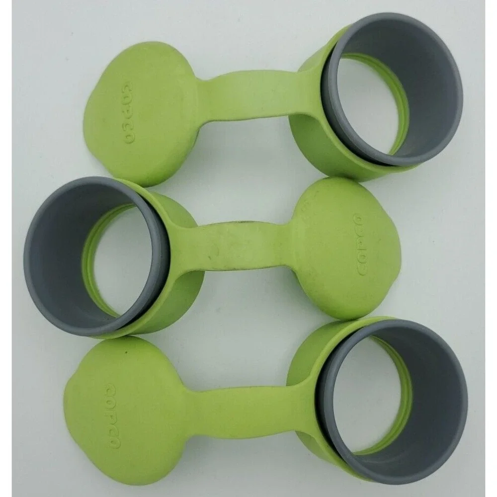 3 Copco Bag Caps, Make‎ Any Bag A Reusable Container, Smart Gadgets Green